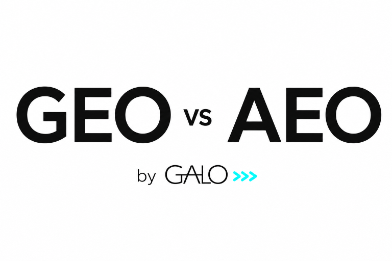 GEO vs AEO: diferencias entre Generative Engine Optimization y Answer Engine Optimization para posicionar una web en motores de Inteligencia Artificial.