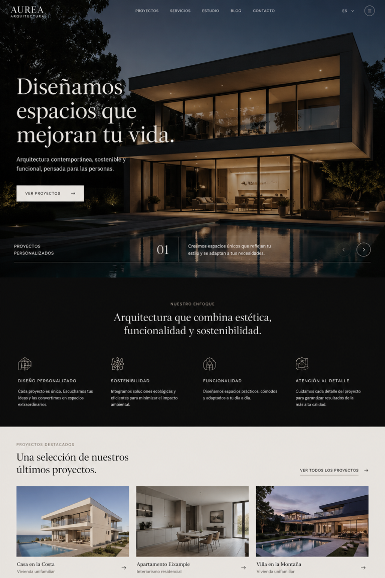 Empresa de diseño web desarrollando una página web profesional para empresas